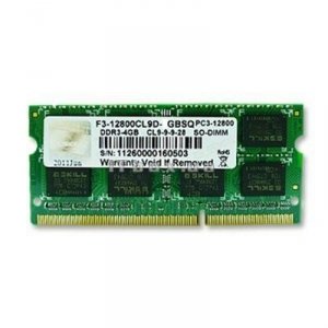 Pamięć G.SKILL SO-DIMM DDR3 4GB 1600MHZ CL9 1,5V F3-12800CL9S-4GBSQ