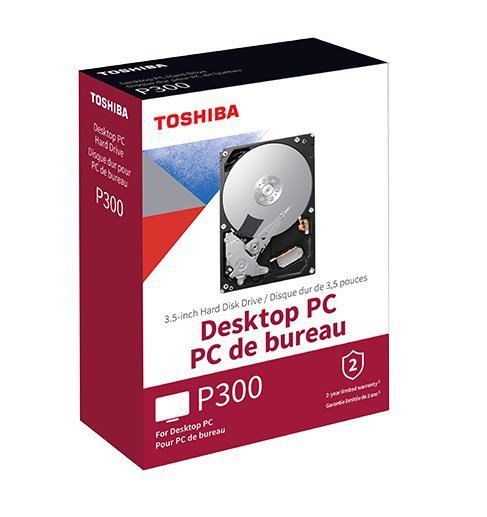 Dysk HDD Toshiba P300 HDWD260UZSVA (6 TB ; 3.5&quot;; 128 MB; 5400obr/min)