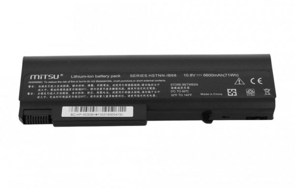 Bateria MITSU BC/HP-6530BH (73 Wh; do laptopów HP)