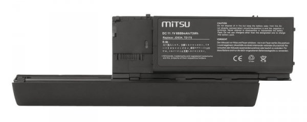 Bateria MITSU BC/DE-D620H (73 Wh; do laptopów Dell)