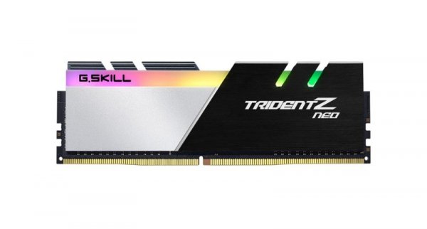 Zestaw pamięci G.SKILL TridentZ Neo AMD RGB F4-3600C16D-32GTZNC (DDR4 DIMM; 2 x 16 GB; 3600 MHz; CL16)