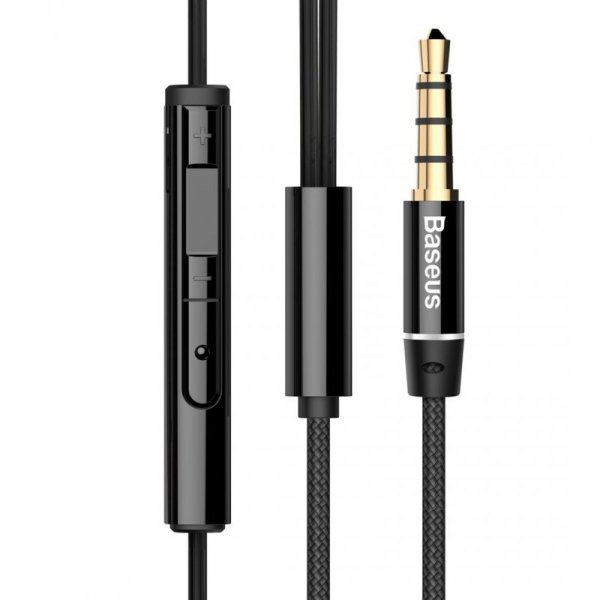 Słuchawki z mikrofonem Baseus NGH06-01 (kolor czarny)