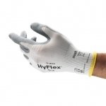 Rękawice robocze Ansell HyFlex 11-800 z pianką nitrylową biało-szare