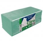 Ręczniki składane ZZ Grasant Cliro 91114E 20x25 1-warstwowe makulaturowe zielone 4000 listków [91114E]