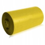 Worki na śmieci LDPE, żółte, 60L