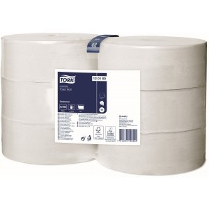 Papier toaletowy jumbo Tork Universal, 1 warstwowy, naturalny, 480 m 6 sztuk [120160]