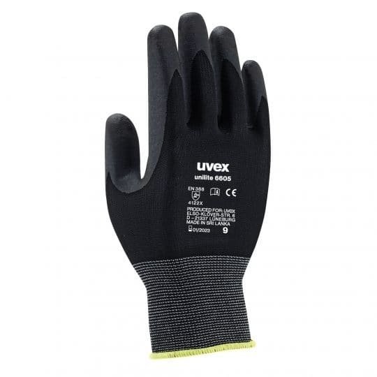 Rękawice ochronne Uvex Unilite 6605 powlekane nitrylem