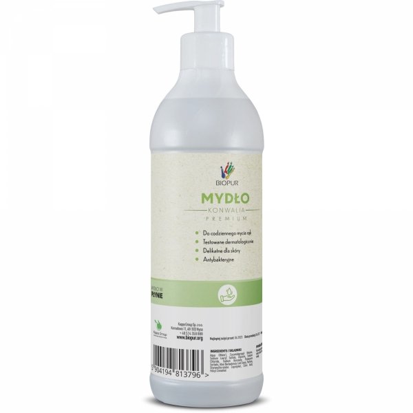 Mydło w płynie Biopur 500ml o zapachu konwalii