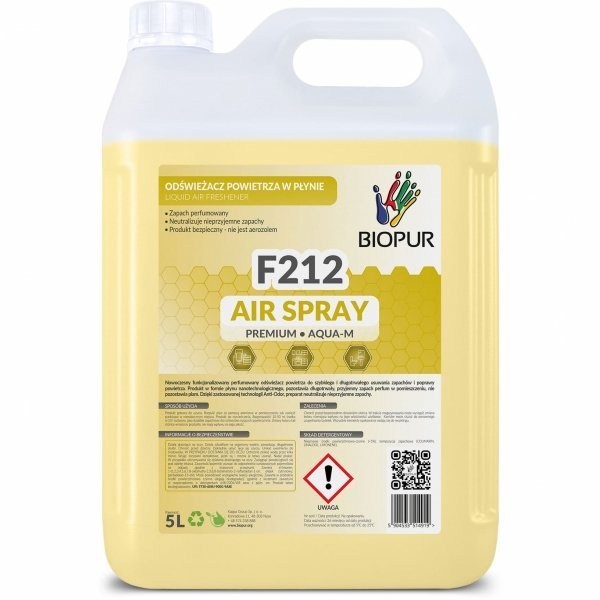 Odświeżacz powietrza w płynie Biopur F212 Aqua-M, 5l