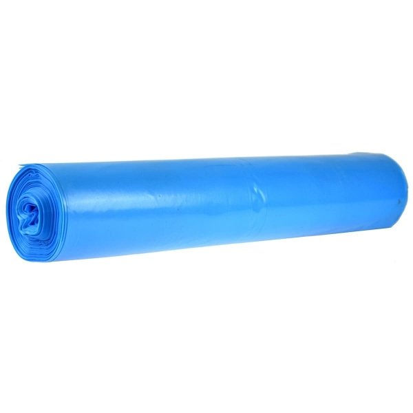 Worki na śmieci LDPE, niebieskie, 240L, 20 sztuk