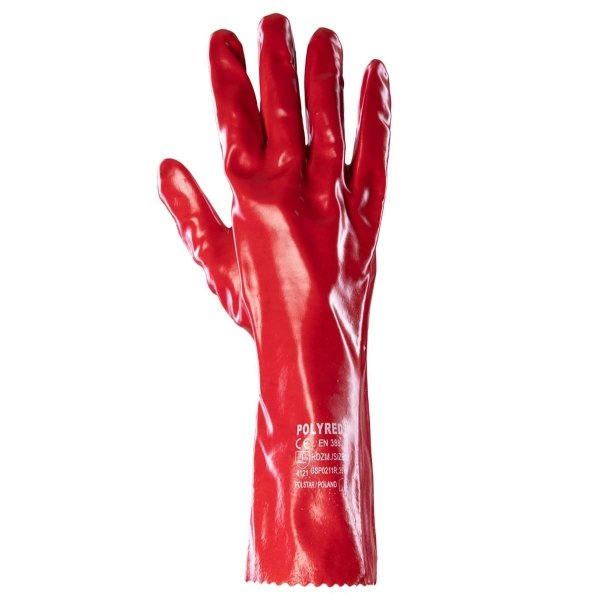 Rękawice Polyred, czerwone, dł. 35cm, [RRA1]