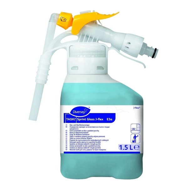 Środek do mycia szkła i powierzchni wodoodpornych Taski Sprint Glass J-flex, 1,5 l