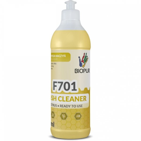 Płyn do mycia naczyń Biopur F701, cytrynowy, 500ml