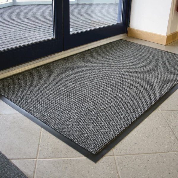 Mata wejściowa Coba Vyna-Plush, Czarny/Stalowy, 1.2m x 1.8m [VP010603]