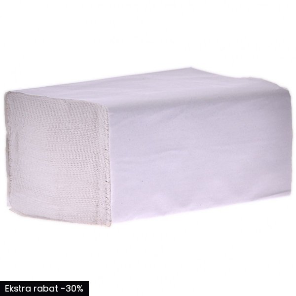 Ręczniki składane ZZ CleanPRO 23x22cm białe 20x150 listków