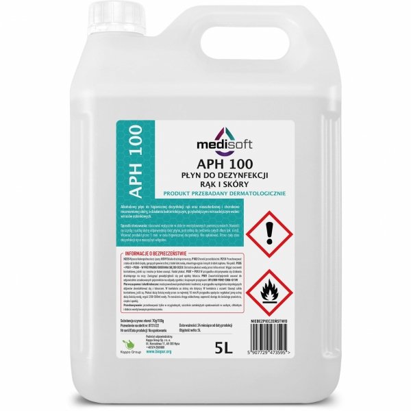 Płyn do dezynfekcji rąk i skóry Medisoft APH 100 5L