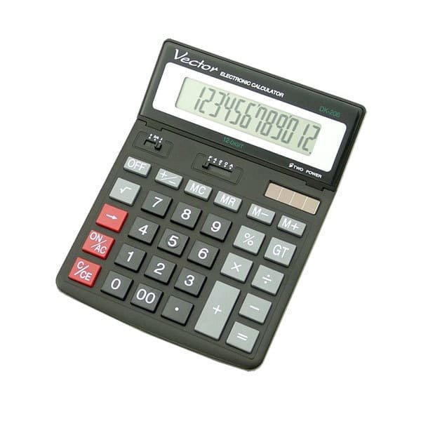 Kalkulator biurowy Vector DK-206