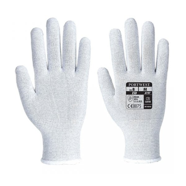 Rękawiczki robocze antystatyczne Portwest A197 12 par