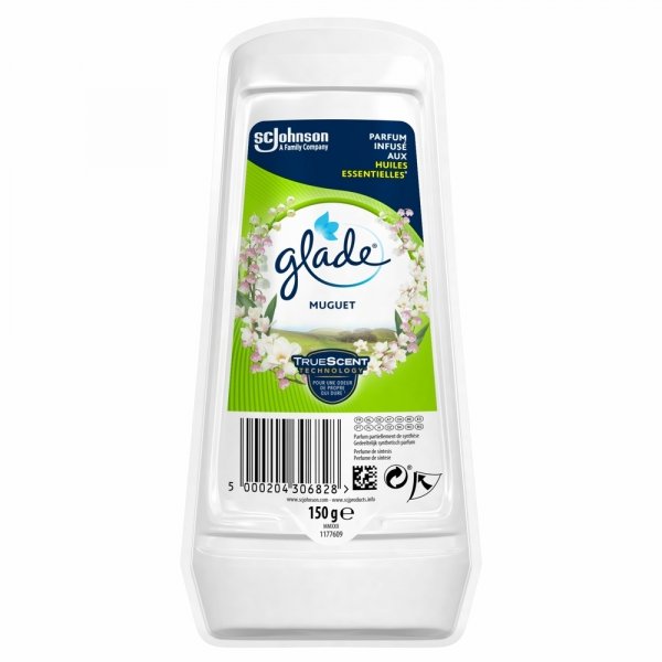 Odświeżacz powietrza Glade 150g w żelu o zapachu konwalii