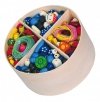 Zestaw Drewniane Koraliki do nawlekania 608 Elementów Pudełko - Viga Toys