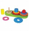 Drewniany Edukacyjny Sorter Kształtów Kolorów i Wzorów - Viga Toys