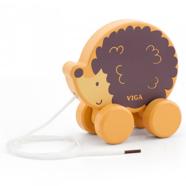 Drewniany Jeżyk do ciągnięcia - PolarB - Viga Toys