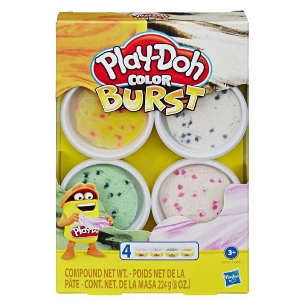 Masa plastyczna PlayDoh - Color Burst Ice Cream Pack