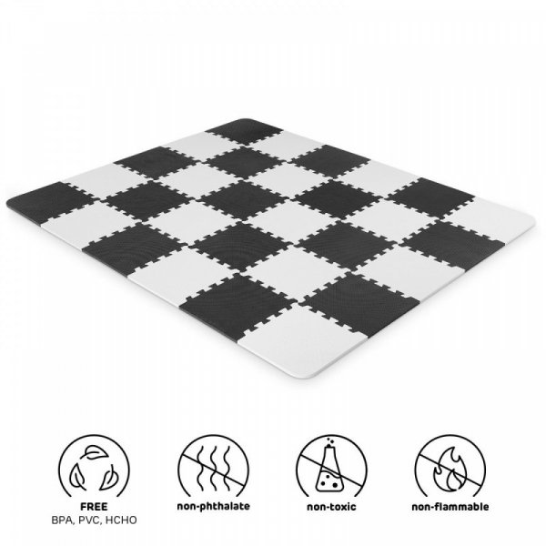 Mata piankowa - czarno białe puzzle