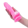 Dildo - Addiction Brandon Dong 19 cm Glow in the Dark Pink