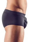 Svenjoyment - Męskie Bokserki W Stylu Pirackim Z Kieszonką I Karabińczykiem Czarne 2XL
