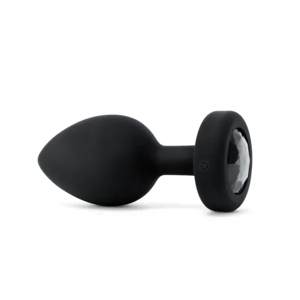Zdalnie sterowany plug analny - B-Vibe Vibrating Jewel Plug XXL Black