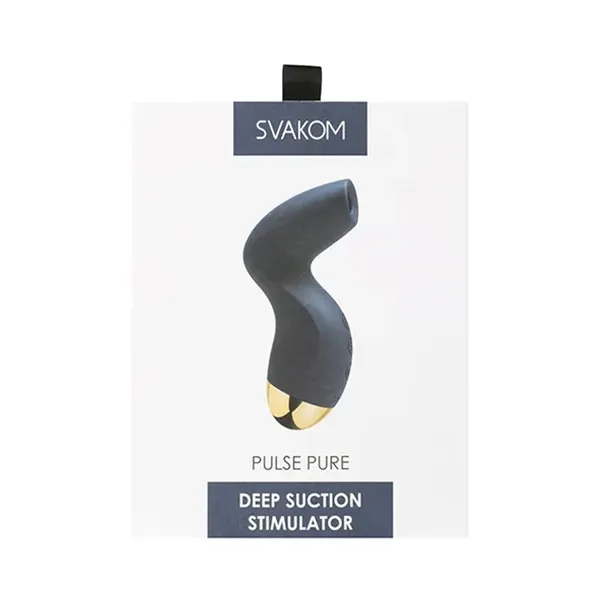Svakom - Pulse Pure Stymulator Łechtaczki Ssący Ciemno-Niebieski