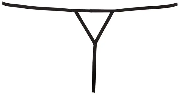 Cottelli Collection Stringi Strappy z Srebrnymi Ozdobami M/L