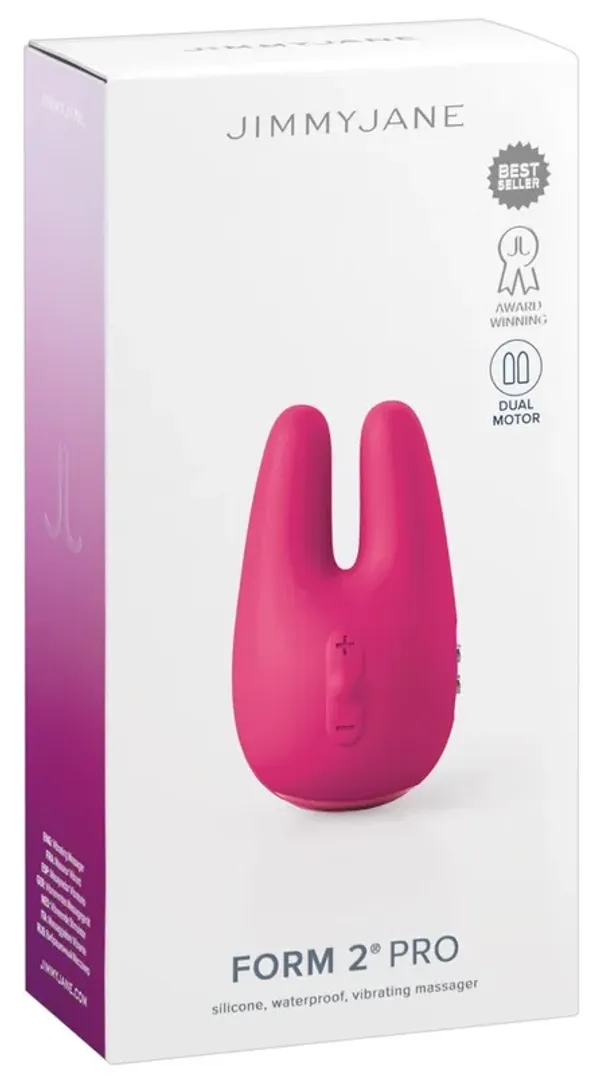 JimmyJane Form 2 PRO rożowy - kompaktowy model z podwojnym systemem wibracji