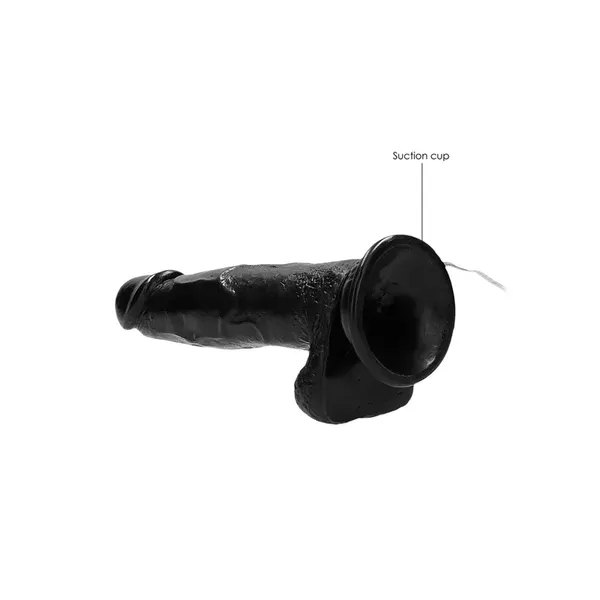 RealRock - Wibrujące realistyczne dildo z jądrami - z pilotem  20 cm