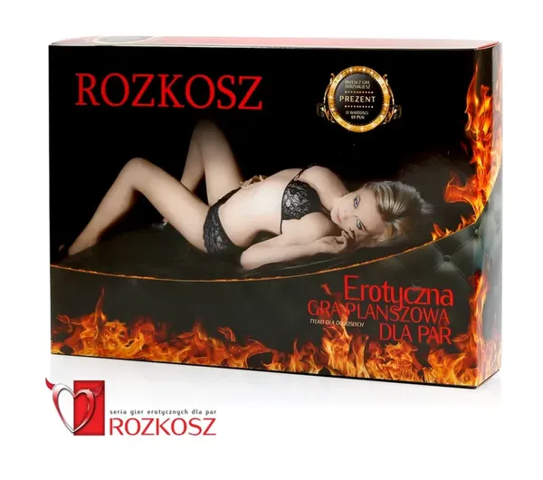 Grajmy Razem Rozkosz Gra Planszowa dla Par z Akcesoriami 31x21cm