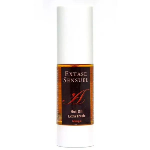 Extase Sensuel Hot Oil Mango 30ml - Olejek Rozgrzewający z Dyspenserem