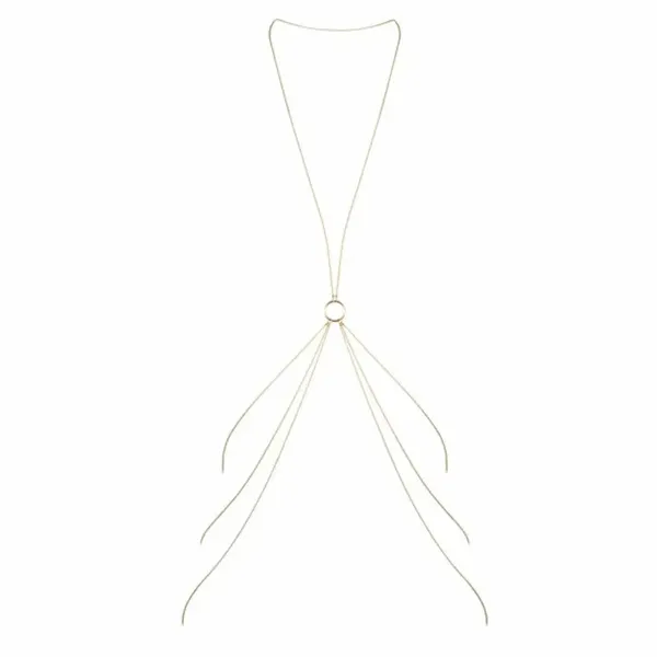 Łańcuszki na ciało ósemka - Bijoux Indiscrets Magnifique 8 Body Chain Gold