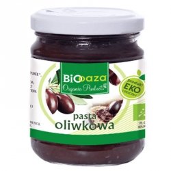Pasta oliwkowa BioOaza, 180g.