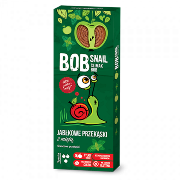 Bob Snail jabłko z miętą, 30g