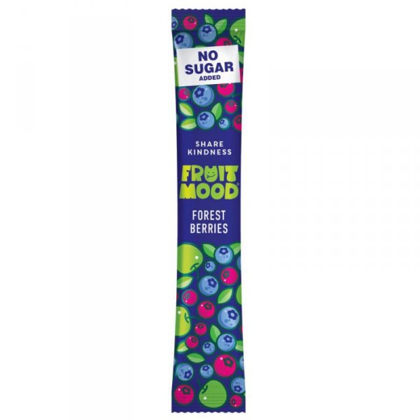 Przekąska owocowa - żurawina + borówka bez dodatku cukru FRUIT MOOD, 10g