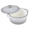 EMALIOWANY GARNEK ŻELIWNY 24cm KINGHOFF KH-1521