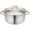 GARNEK NA PARĘ KLAUSBERG 3 ELEM. 24cm KB-7734 ROSE GOLD