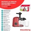 SOKOWIRÓWKA WYCISKARKA WOLNOOBROTOWA KLAUSBERG KB-7870