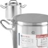 Garnek wysoki Kitchen Line z pokrywką 2,8 l śr. 160 x 140 h - Hendi 837108