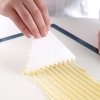 Skrobka cukiernicza trójkątna ząbkowana GRZEBIEŃ WĄSKI ROZSTAW - ZESTAW 6szt.  - HENDI 554210