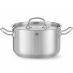 Garnek średni Kitchen Line z pokrywką 3,5 l śr. 200 x 115 h - Hendi 836200