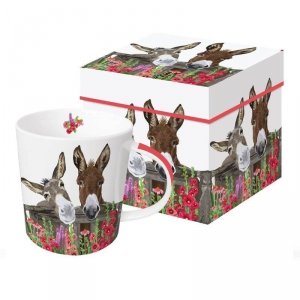 Osiołki Kubek Porcelanowy w Ozdobnym Pudełku 350 ml 