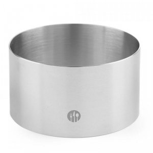 Rant piekarniczy cukierniczy okrągły ze stali nierdzewnej wys. 50mm śr. 160mm Hendi 512258 