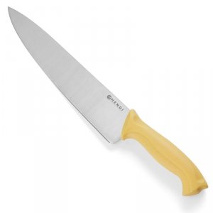 Nóż kucharski do drobiu HACCP 385mm - żółty - HENDI 842737